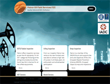 Tablet Screenshot of petronservices.com